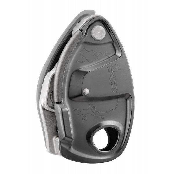 ASEGURADOR PETZL GRIGRI + (gris)