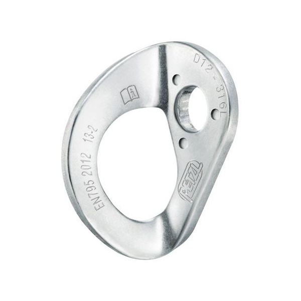 PLAQUETA PETZL COEUR STAINLESS 12 MM