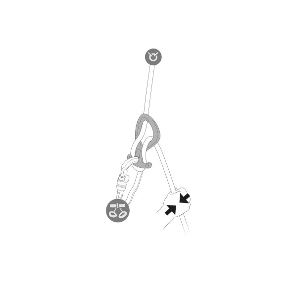 DESCENSOR PETZL PIRANA CLUB