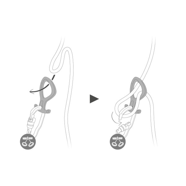 DESCENSOR PETZL PIRANA CLUB