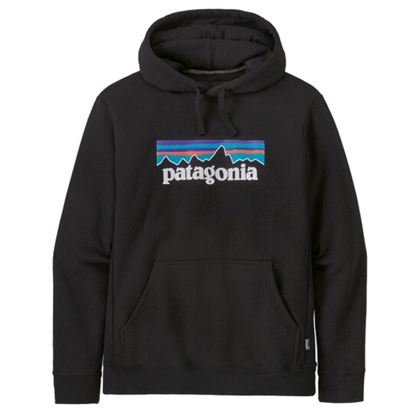 SUDADERA PATAGONIA P- LOGO HOODY (BLK)