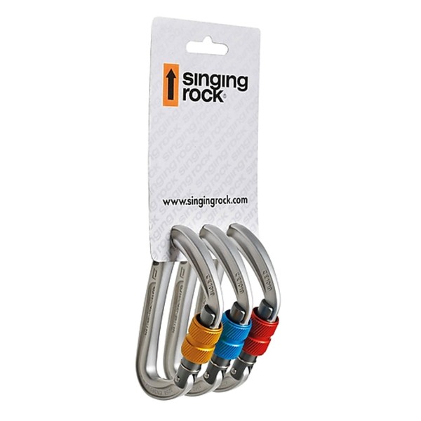 MOSQUETON SINGING ROCK COLT ROSCA PACK 3