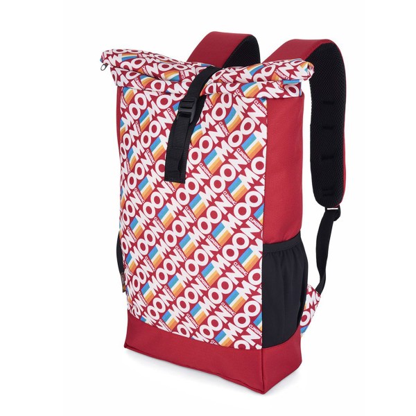 MOCHILA MOON ROLL TOP BLACK PACK